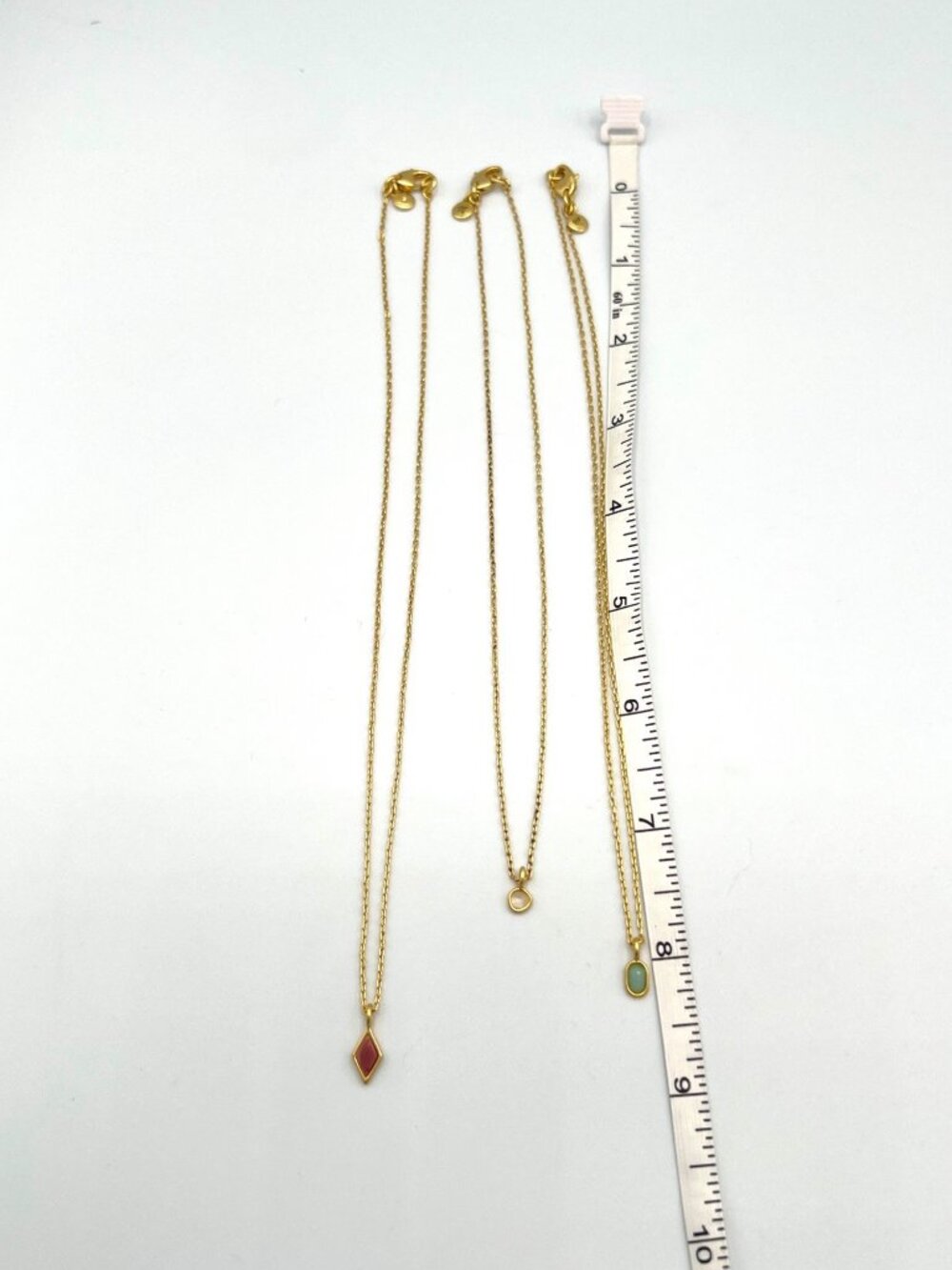 Madewell Stone Collection 3 Necklace Set NWT $46 Hollywood Wardrobe Acquired - Picture 7 of 7